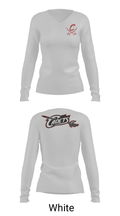 West Point-Beemer Senior High School Wrestling 73200484 Women's Long Sleeve V-neck Shirt - 6