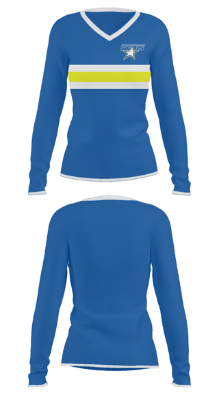 Women's Long Sleeve Vneck Shirt, Cunningham School, Men's Basketball, Teamtime, Team time, sublimation, custom sports apparel, team uniforms, spirit wear, spiritwear, sports uniforms, custom shirts, team store, custom team store, fundraiser sports, apparel fundraiser
