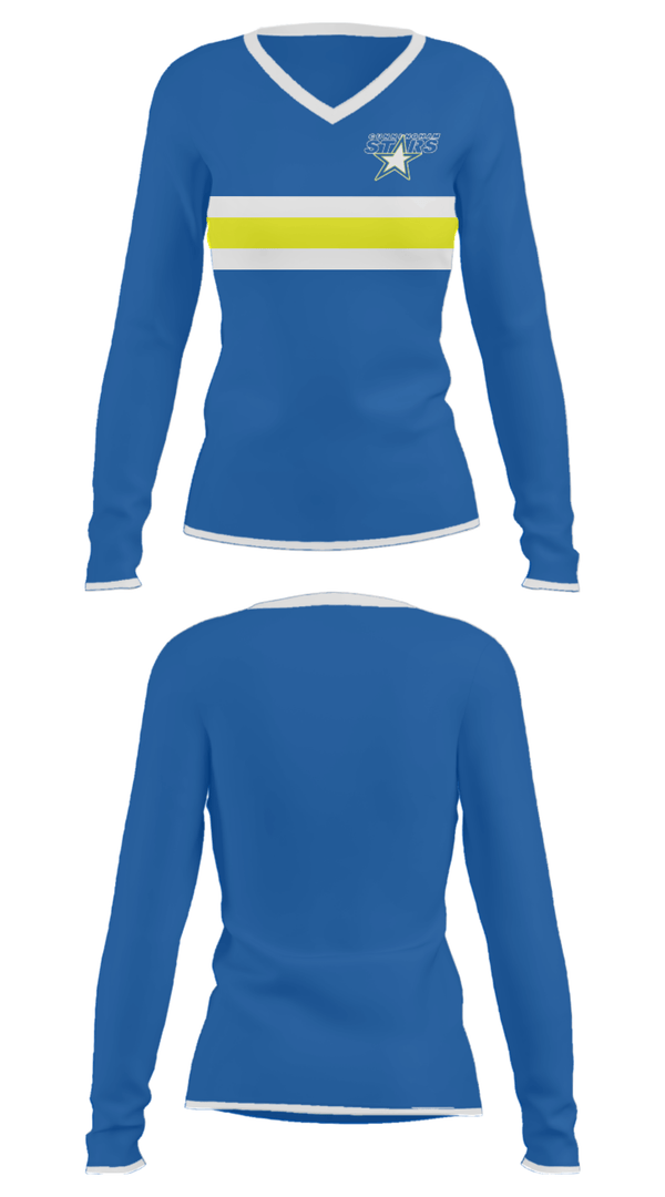 Women's Long Sleeve Vneck Shirt, Cunningham School, Men's Basketball, Teamtime, Team time, sublimation, custom sports apparel, team uniforms, spirit wear, spiritwear, sports uniforms, custom shirts, team store, custom team store, fundraiser sports, apparel fundraiser