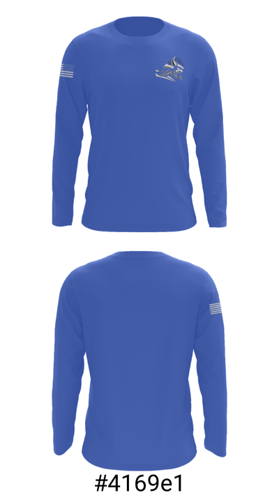 Northern Valley Regional High School At Demarest 55610350 Long Sleeve Performance Shirt - 18