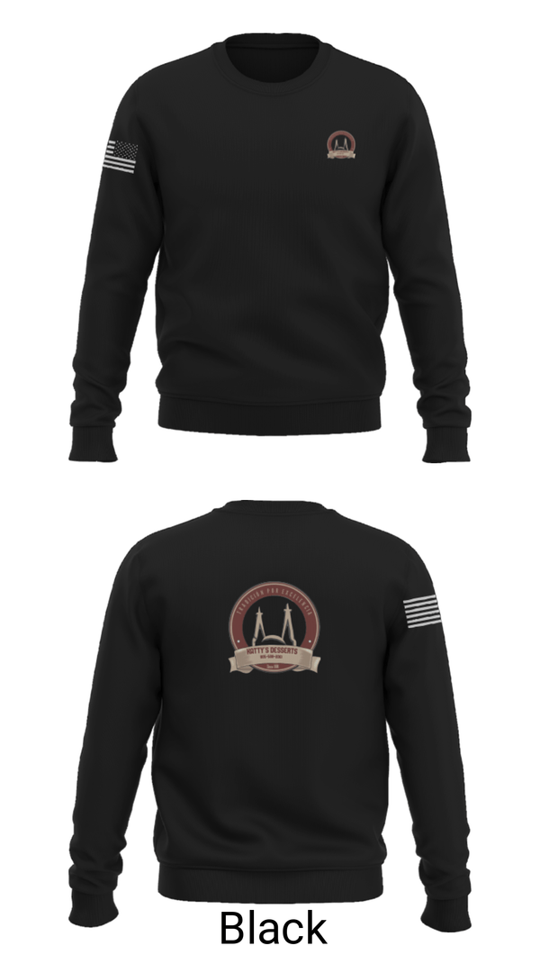 Crew Neck Sweatshirt, Kattys Desserts, , Teamtime, Team time, sublimation, custom sports apparel, team uniforms, spirit wear, spiritwear, sports uniforms, custom shirts, team store, custom team store, fundraiser sports, apparel fundraiser