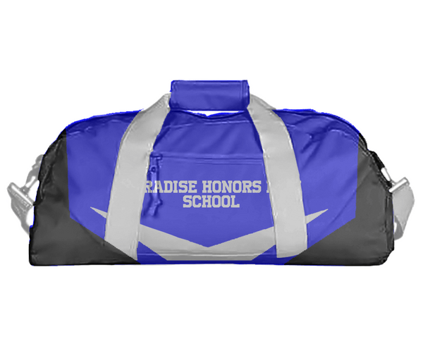 Duffle Bag, Paradise Honors High School, Spirit Store, Teamtime, Team time, sublimation, custom sports apparel, team uniforms, spirit wear, spiritwear, sports uniforms, custom shirts, team store, custom team store, fundraiser sports, apparel fundraiser