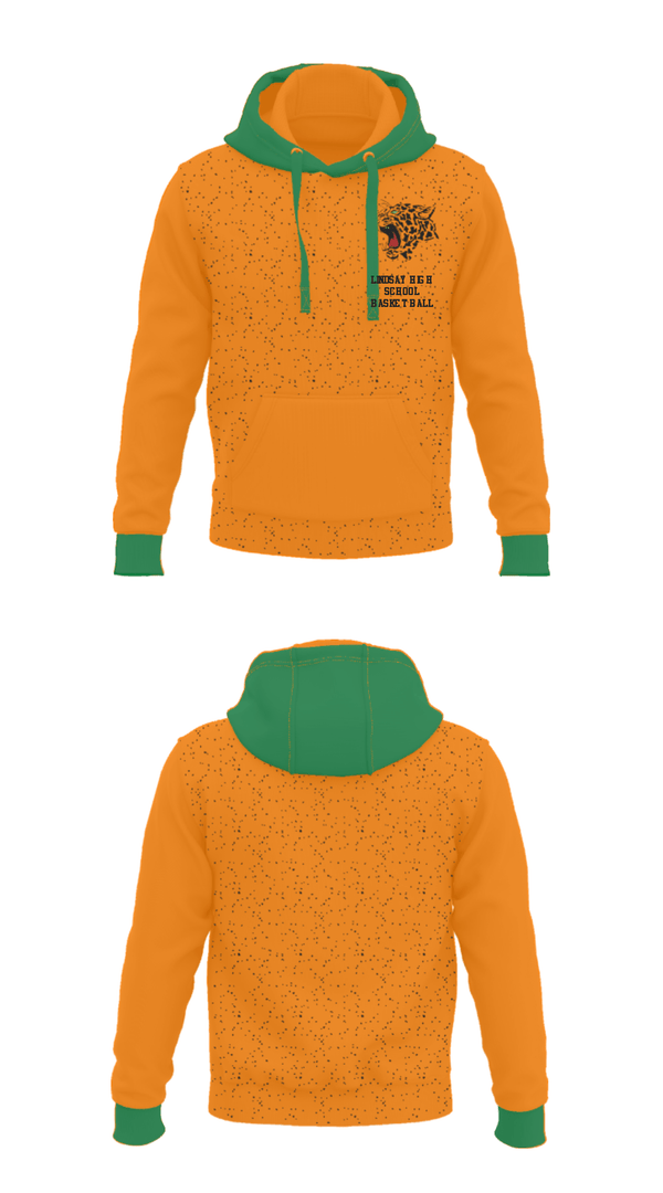 Hoodie, Lindsay High School Basketball, Women's Basketball, Teamtime, Team time, sublimation, custom sports apparel, team uniforms, spirit wear, spiritwear, sports uniforms, custom shirts, team store, custom team store, fundraiser sports, apparel fundraiser