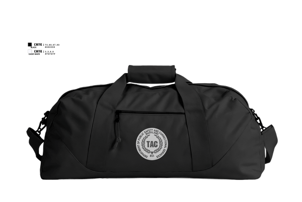 Duffle Bag, ECI TAC, Police, Teamtime, Team time, sublimation, custom sports apparel, team uniforms, spirit wear, spiritwear, sports uniforms, custom shirts, team store, custom team store, fundraiser sports, apparel fundraiser