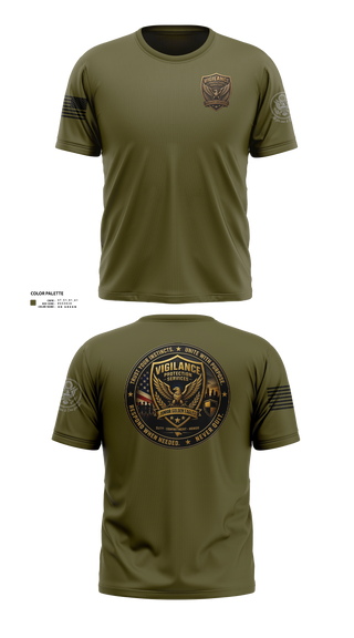 Old School Cotton Feel Shirt, Vigilance Protection Services, , Teamtime, Team time, sublimation, custom sports apparel, team uniforms, spirit wear, spiritwear, sports uniforms, custom shirts, team store, custom team store, fundraiser sports, apparel fundraiser