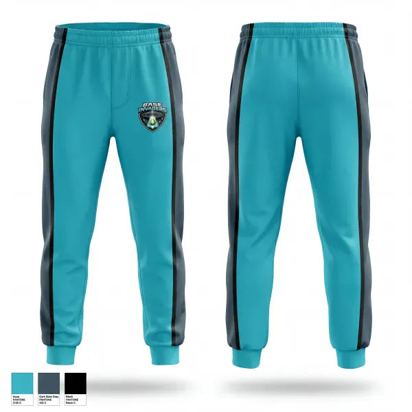 Sweatpants, Base Invaders, Softball, Teamtime, Team time, sublimation, custom sports apparel, team uniforms, spirit wear, spiritwear, sports uniforms, custom shirts, team store, custom team store, fundraiser sports, apparel fundraiser