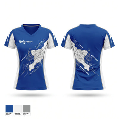 Belgreen Women's Short Sleeve V-neck Shirt - 1