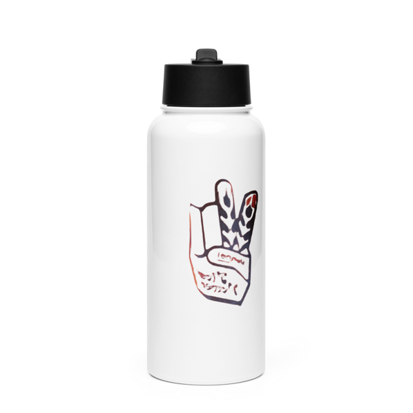 Mennel 67981653 Stainless Steel Water Bottle with a Straw Lid