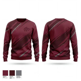 Crew Neck Sweatshirt, Claremont, Women's Basketball, Teamtime, Team time, sublimation, custom sports apparel, team uniforms, spirit wear, spiritwear, sports uniforms, custom shirts, team store, custom team store, fundraiser sports, apparel fundraiser