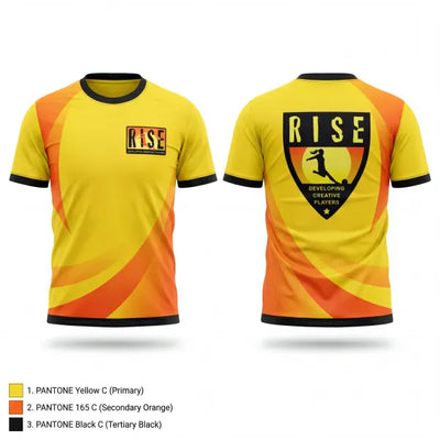 Rise 3453691 Soft Poly Tee Cotton Like Feel - 1