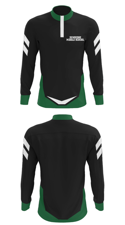 Sunridge Middle School 64098478 Quarter Zip Jacket - 27