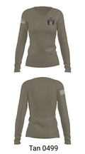Delaware Alcohol and Tobacco Enforcement 11636713 Women's Long Sleeve V-neck Shirt - 11