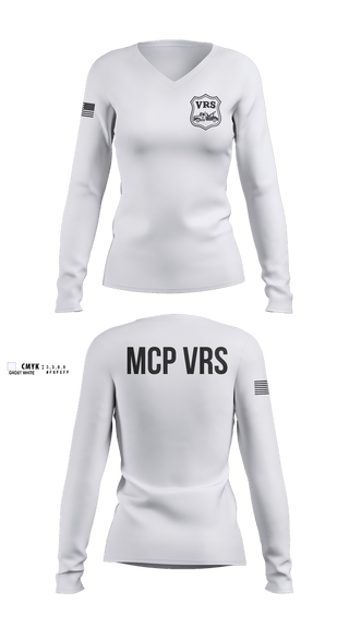 Womens Long Sleeve Vneck Shirt, Whitman County Sheriff's Office Corrections, Police, Teamtime, Team time, sublimation, custom sports apparel, team uniforms, spirit wear, spiritwear, sports uniforms, custom shirts, team store, custom team store, fundraiser sports, apparel fundraiser