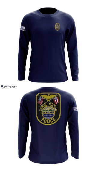 Long Sleeve Performance Shirt, Canal Fulton Police Department, Police, Teamtime, Team time, sublimation, custom sports apparel, team uniforms, spirit wear, spiritwear, sports uniforms, custom shirts, team store, custom team store, fundraiser sports, apparel fundraiser