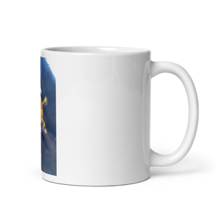 HHB, 428th Field Artillery Brigade 81466610 White Glossy Mug - Small
