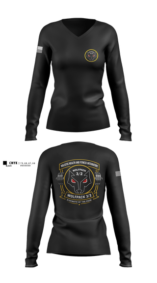 Womens Long Sleeve Vneck Shirt, Mattsalinas2, Army, Teamtime, Team time, sublimation, custom sports apparel, team uniforms, spirit wear, spiritwear, sports uniforms, custom shirts, team store, custom team store, fundraiser sports, apparel fundraiser