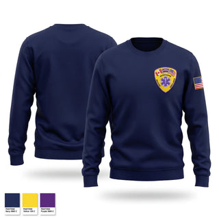 Crew Neck Sweatshirt, Akwesasne Mohawk Ambulance, EMS/EMT, Teamtime, Team time, sublimation, custom sports apparel, team uniforms, spirit wear, spiritwear, sports uniforms, custom shirts, team store, custom team store, fundraiser sports, apparel fundraiser