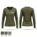 Comal County Sheriff’s Office Women's Long Sleeve V-neck Shirt - 1