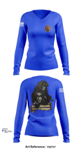 HHC 2-135th AVN REG 2256326 Women's Long Sleeve V-neck Shirt - 103