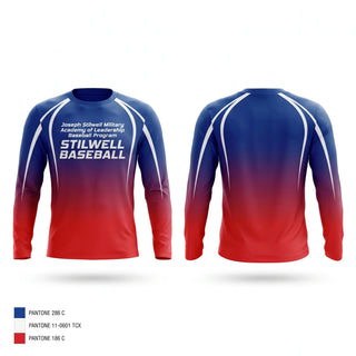 Long Sleeve Performance Shirt, Joseph Stilwell Military Academy of Leadership Baseball Program, Baseball, Teamtime, Team time, sublimation, custom sports apparel, team uniforms, spirit wear, spiritwear, sports uniforms, custom shirts, team store, custom team store, fundraiser sports, apparel fundraiser