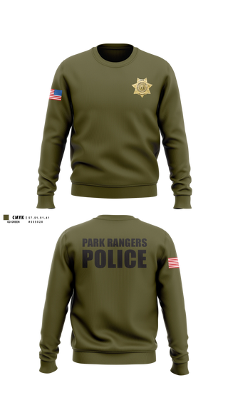 Crew Neck Sweatshirt, Alabama Historical Ironworks Commison Park Ranger, Police, Teamtime, Team time, sublimation, custom sports apparel, team uniforms, spirit wear, spiritwear, sports uniforms, custom shirts, team store, custom team store, fundraiser sports, apparel fundraiser