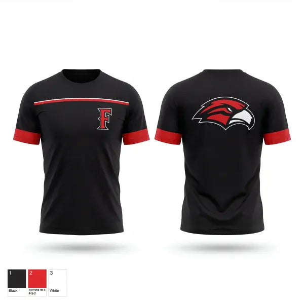 Short Sleeve Performance Shirt, Frontier, Wrestling, Teamtime, Team time, sublimation, custom sports apparel, team uniforms, spirit wear, spiritwear, sports uniforms, custom shirts, team store, custom team store, fundraiser sports, apparel fundraiser