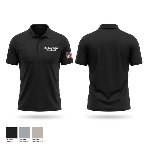 Short Sleeve Performance Shirt, Mayflower Police Department, Police, Teamtime, Team time, sublimation, custom sports apparel, team uniforms, spirit wear, spiritwear, sports uniforms, custom shirts, team store, custom team store, fundraiser sports, apparel fundraiser