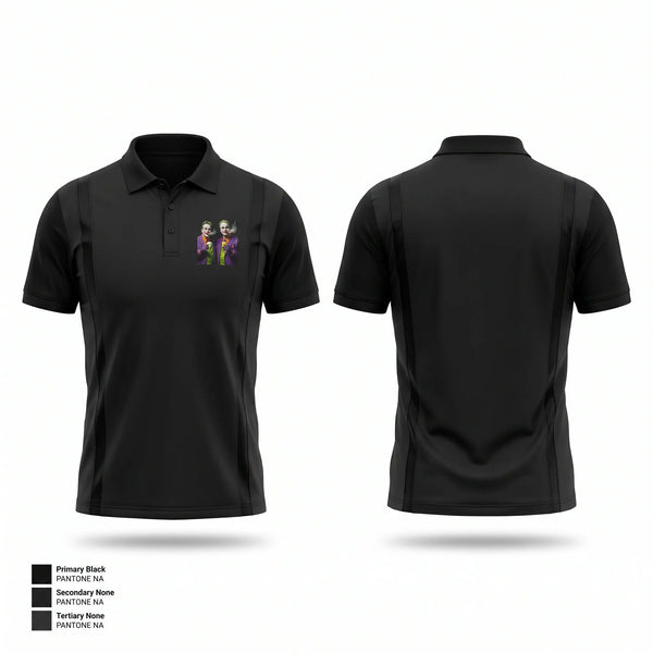 Short Sleeve Performance Polo, “JOKERS WILD”, , Teamtime, Team time, sublimation, custom sports apparel, team uniforms, spirit wear, spiritwear, sports uniforms, custom shirts, team store, custom team store, fundraiser sports, apparel fundraiser