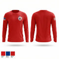 Linden fire department 56299965 Long Sleeve Performance Shirt - 1