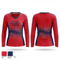 Plymouth Whitemarsh colonials 94500202 Women's Long Sleeve V-neck Shirt - 1