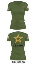 University of Toledo Army Marksmanship Unit 95742667 Women's Short Sleeve V-neck Shirt - 48
