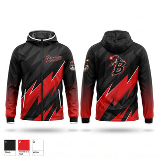 Windbreaker, BombSquad, Baseball, Teamtime, Team time, sublimation, custom sports apparel, team uniforms, spirit wear, spiritwear, sports uniforms, custom shirts, team store, custom team store, fundraiser sports, apparel fundraiser