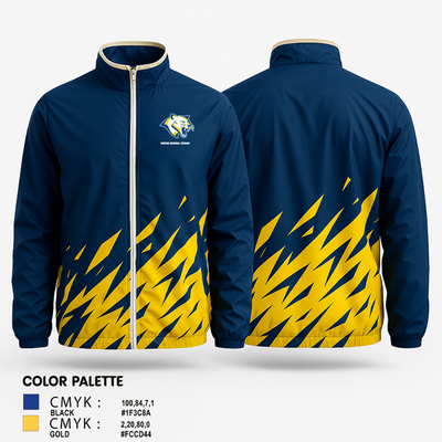 Newark Memorial Cougars 24679199 Windbreaker - 1
