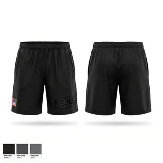 Athletic Shorts With Pockets, Manitou Springs Police Department, Police, Teamtime, Team time, sublimation, custom sports apparel, team uniforms, spirit wear, spiritwear, sports uniforms, custom shirts, team store, custom team store, fundraiser sports, apparel fundraiser
