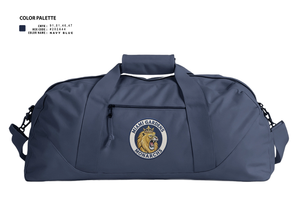Duffle Bag, Miami Gardens Monarchs, Baseball, Teamtime, Team time, sublimation, custom sports apparel, team uniforms, spirit wear, spiritwear, sports uniforms, custom shirts, team store, custom team store, fundraiser sports, apparel fundraiser