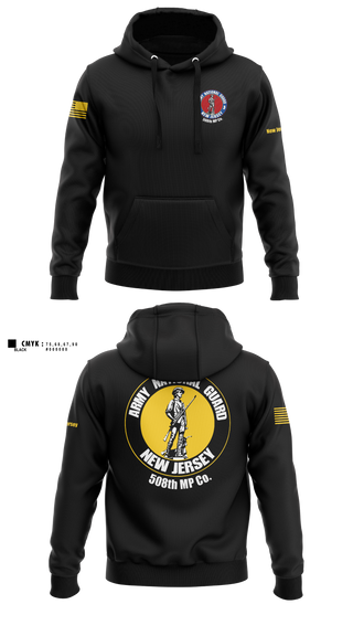 Hoodie, 508th MP Co, National Guard, Teamtime, Team time, sublimation, custom sports apparel, team uniforms, spirit wear, spiritwear, sports uniforms, custom shirts, team store, custom team store, fundraiser sports, apparel fundraiser