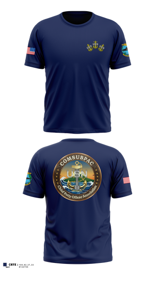 Short Sleeve Performance Shirt, COMSUBPAC CPOA, Navy, Teamtime, Team time, sublimation, custom sports apparel, team uniforms, spirit wear, spiritwear, sports uniforms, custom shirts, team store, custom team store, fundraiser sports, apparel fundraiser