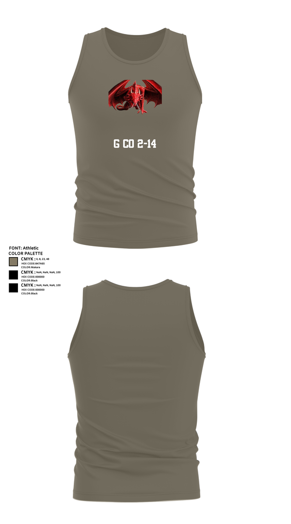 Tank Top, G co 2-14, , Teamtime, Team time, sublimation, custom sports apparel, team uniforms, spirit wear, spiritwear, sports uniforms, custom shirts, team store, custom team store, fundraiser sports, apparel fundraiser