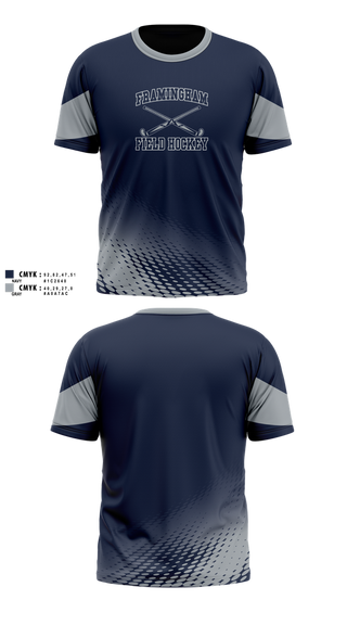 Short Sleeve Performance Shirt, Framingham Field Hockey, Field Hockey, Teamtime, Team time, sublimation, custom sports apparel, team uniforms, spirit wear, spiritwear, sports uniforms, custom shirts, team store, custom team store, fundraiser sports, apparel fundraiser
