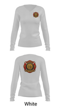 Lauderhill Fire Rescue Department 89539567 Women's Long Sleeve V-neck Shirt - 11