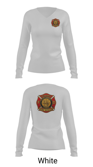 Womens Long Sleeve Vneck Shirt, Lauderhill Fire Rescue Department, Fire Department, Teamtime, Team time, sublimation, custom sports apparel, team uniforms, spirit wear, spiritwear, sports uniforms, custom shirts, team store, custom team store, fundraiser sports, apparel fundraiser