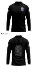 Franklin Police K9 33239697 Long Sleeve hooded sunshirt - 11