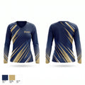 Braves Women's Long Sleeve V-neck Shirt - 1