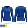Elmer Borough Police Department 25056421 Women's Long Sleeve V-neck Shirt - 1