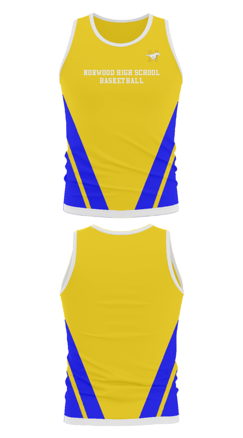 Tank Top, Norwood High School Basketball, Women's Basketball, Teamtime, Team time, sublimation, custom sports apparel, team uniforms, spirit wear, spiritwear, sports uniforms, custom shirts, team store, custom team store, fundraiser sports, apparel fundraiser