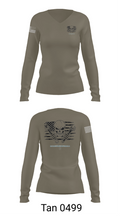 1245th Transportation Company 80401468 Women's Long Sleeve V-neck Shirt - 73