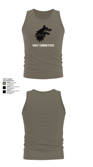 Tank Top, Wolf Combatives, Army, Teamtime, Team time, sublimation, custom sports apparel, team uniforms, spirit wear, spiritwear, sports uniforms, custom shirts, team store, custom team store, fundraiser sports, apparel fundraiser
