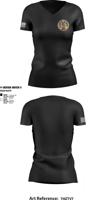 Womens Short Sleeve Vneck Shirt, MSG DETACHEMENT KYIV, , Teamtime, Team time, sublimation, custom sports apparel, team uniforms, spirit wear, spiritwear, sports uniforms, custom shirts, team store, custom team store, fundraiser sports, apparel fundraiser