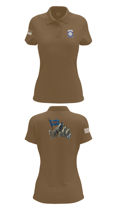 GSP POST 5 DALTON 6815888 Women's Short Sleeve Performance Polo  - 14