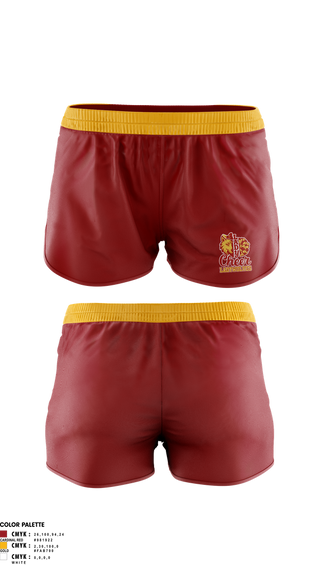 Womens Shorts, team name, Cheer, Teamtime, Team time, sublimation, custom sports apparel, team uniforms, spirit wear, spiritwear, sports uniforms, custom shirts, team store, custom team store, fundraiser sports, apparel fundraiser